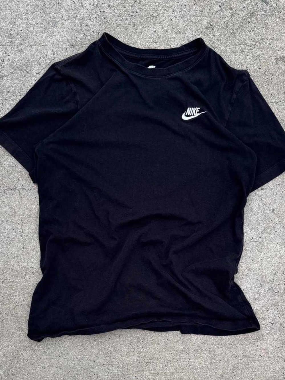 Nike The Nike Tee Black White Swoosh T-Shirt Men’s Small